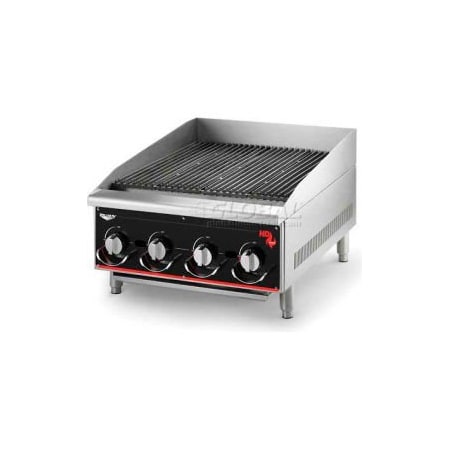 Vollrath Co Vollrath Cayenne 24" Radiant/Lava Rock Charbroilers, 924CG, 4 Burner, 80000 BTU 924CG